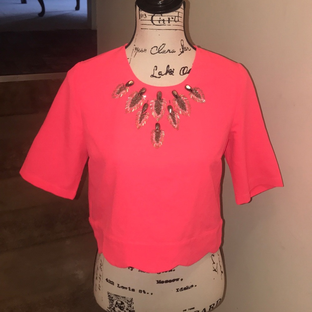 The Clothing Company Gem Crop Top Sz M